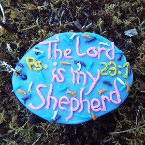 Spiritual keychain (psalms 23:1)
